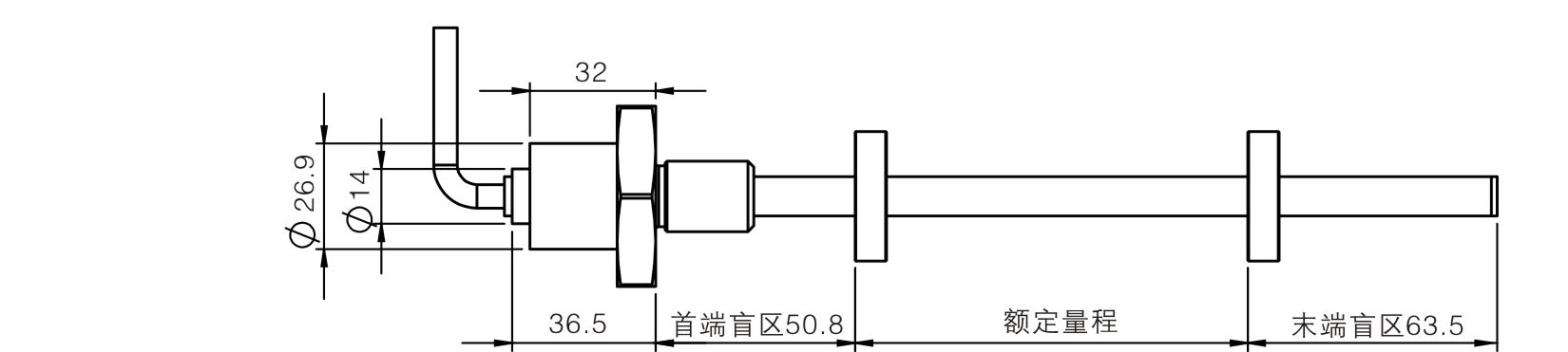 C型 测杆