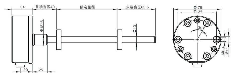 航空插头输出